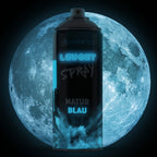 Leuchtspray Natur-Blau 400 ml im Dunkeln, blau nachleuchtend