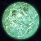 Planeten-Aufkleber Sonne 30 cm im Dunkeln, grün nachleuchtend