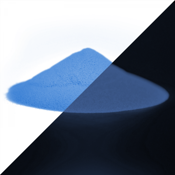 Leuchtpulver Blau-Blau 40 g - Nachleuchtende Farbpigmente